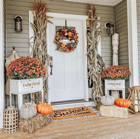 46 Stylish Fall Porch Decor Ideas To Try This Fall