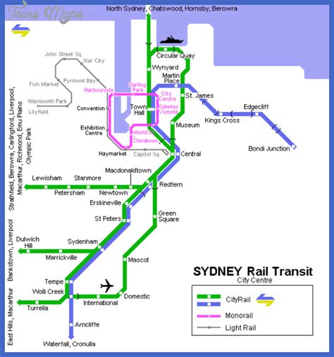 Australia Metro Map