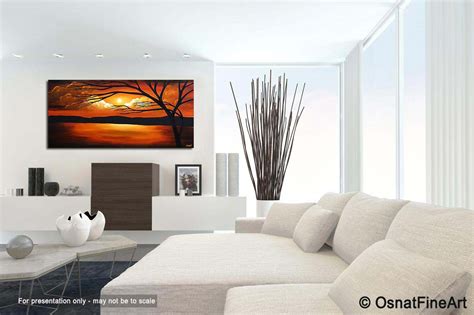 Buy Red Sunset Abstract Landscape 4098