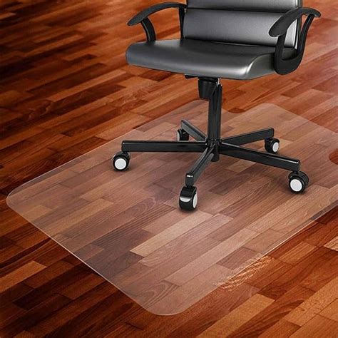Blsty Non Slip Pvc Office Chair Mat Clear Floor Protector Anti Scratch