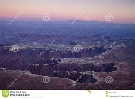 Monument Basin Canyonlands National Park Stock Image Image Of