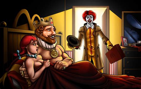Rule 34 Breasts Burger King Cheating Female Funny Lol Mascot Mcdonalds Netorare Ronald