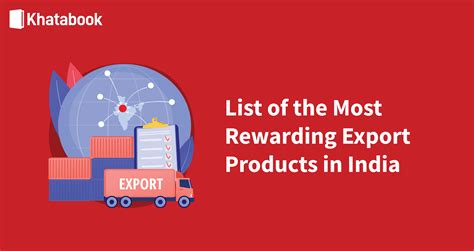 List Of Indias Top Exported Products