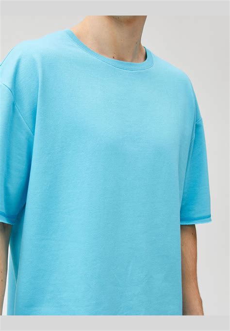 Buy Koton Blue Basic Oversized T Shirt Crew Neck Short Sleeve For Men