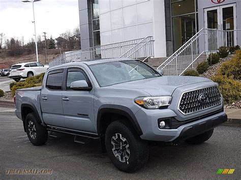 2019 Toyota Tacoma Trd Off Road Double Cab 4x4 In Cement Gray For Sale