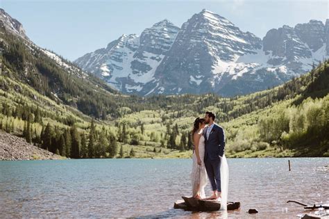 Maroon Bells Elopement In Aspen Aspen Real Wedding