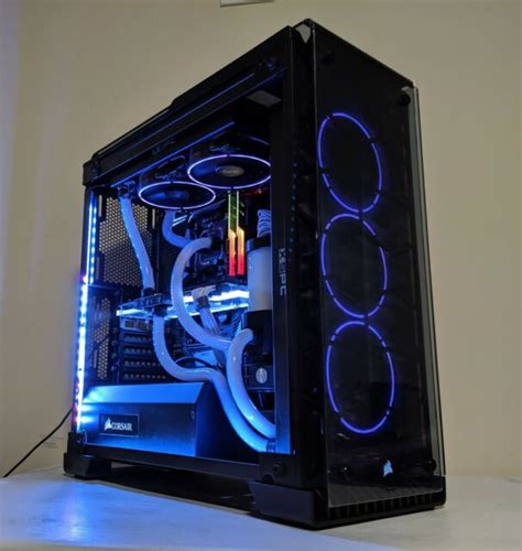 Liquid Cooled Gaming Computer Pc I9 9900k 510ghz Rtx 2080 Ti