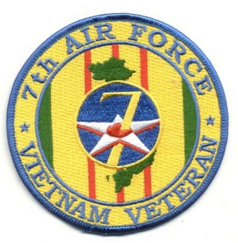 7th Air Force Vietnam Veteran Patch Ebay