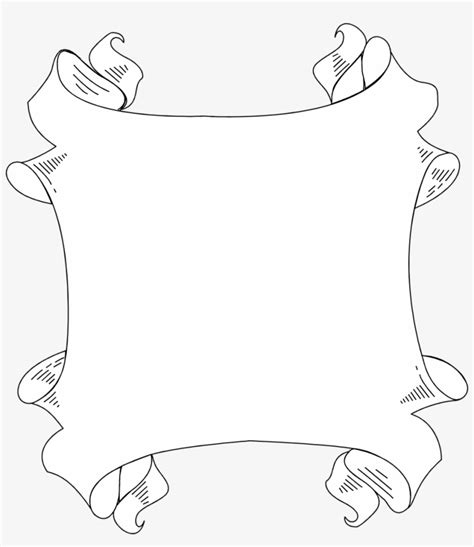 White Blank Banner Png Border Designs For Banners Png Image