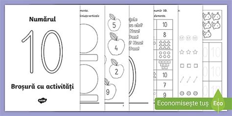 Numărul 10 Broșură Cu Activități Teacher Made