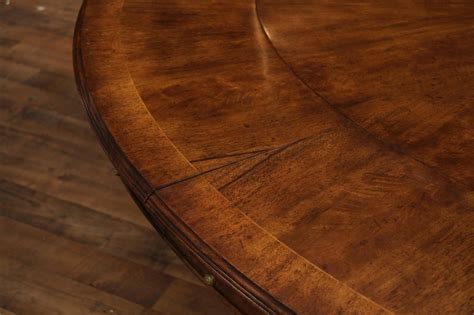 Expanding circular dining table in walnut. Expanding Circular Table Hardware : Expanding Table ...