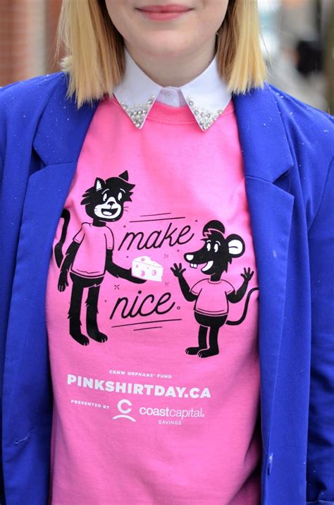 Vancouver Vogue Pink Shirt Day Stand Up To Bullying In Style