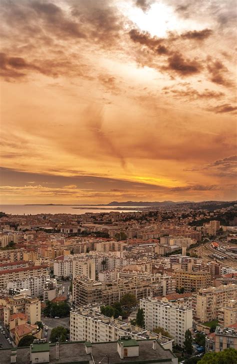 Nice At Sunset France Nice Sunset French Riviera