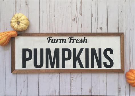 Pumpkins Farmhouse Sign Pumpkin Patch Sign Fall Sign Farmhouse Fall
