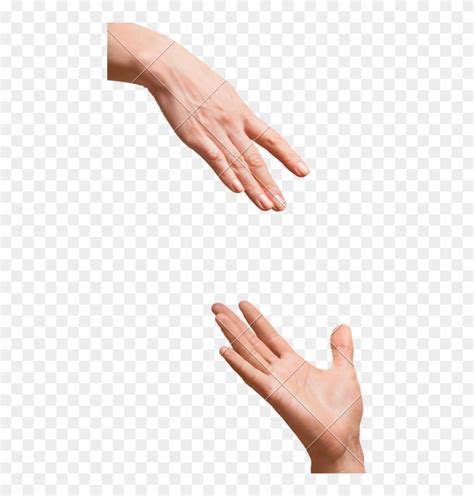 Png Hand Reaching Out Hands Touching Each Other Transparent Png