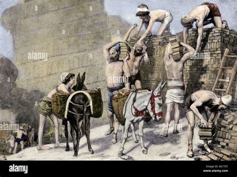 Los Trabajadores De La Construcción De Zigurats De La Antigua Babilonia