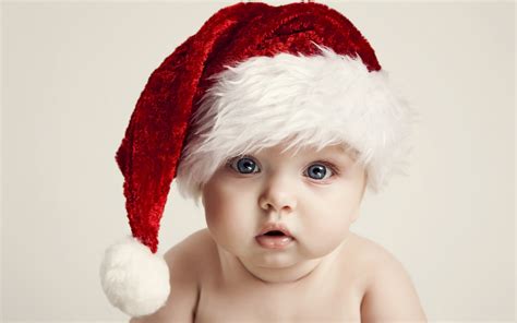 Cute Baby Santa Hat Wallpapers Hd Wallpapers Id 16510