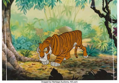 The Jungle Book Shere Khan Production Cel Walt Disney 1967 Disney