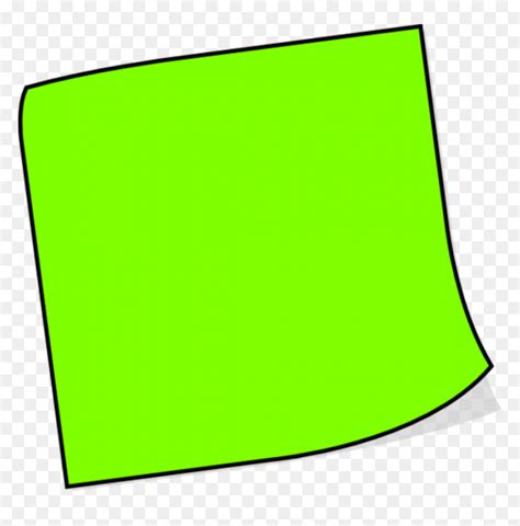 Green Sticky Notes Png Image Clipart Post It Notes Transparent Png Vhv