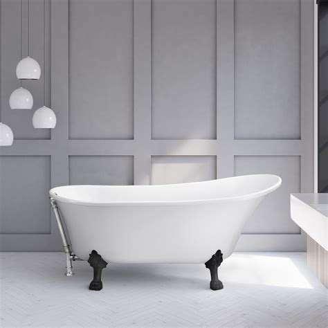 Growing increasingly in popularity, this style of bathtub is a more luxurious option. Home & Garden Other Accessories Polished Chrome Claw Foot ...