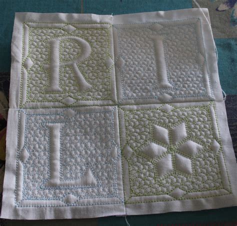 We also post links to every free machine embroidery design download. Trapunto Quilt Block Alphabet - 5 Sizes! - Products - SWAK ...
