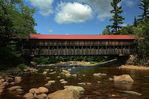 New Hampshires Albany Covered Bridge By Sherman Perry Covered Bridges