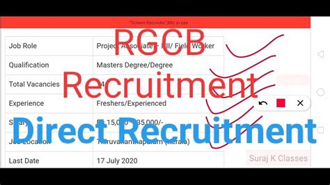 Enter your user name and password to login. RGCB Recruitment| Direct Recruitment| Latest job vacancy ...