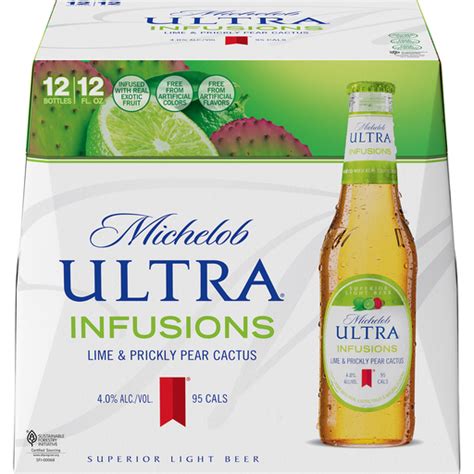 Michelob Ultra Infusions Infusions Lime And Prickly Pear Cactus Light