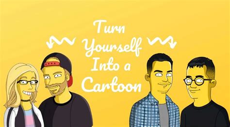 Turn Yourself Into A Unique Yellow Cartoon Character And Get It Printed