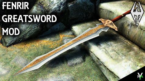 Fenrir Greatsword Sword Mod Xbox Modded Skyrim Mod Showcase Youtube
