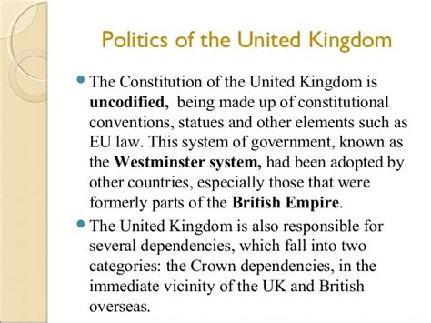 Politics Of The United Kingdom