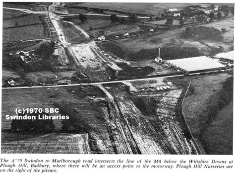 1970 The M4 Motorway Under Construction Junction 15 Flickr