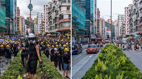Hong Kong Protests Compare These Before And After Photos The New