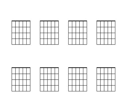 Guitar Chord Charts For You To Print Chordpix Pertaining To Blank