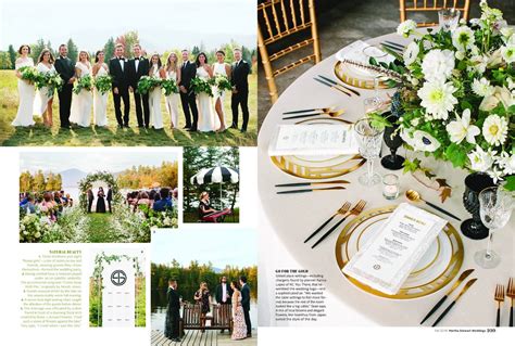 Martha Stewart Weddings Real Wedding Feature Refined Rustic Lake