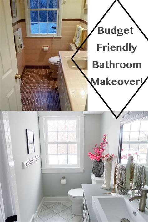 One of the best small bathroom ideas on a budget is simply to swap basic items for beautiful decor statements. Budget Friendly Bathroom Makeover | Budget bathroom ...