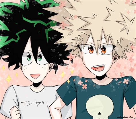 Deku And Kacchan Drawing