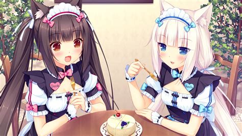 Neko Para Vanilla Neko Para Chocolat Neko Para Anime Girls Maid
