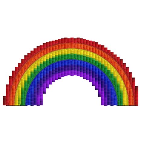 Rainbow Blocks Free Svg