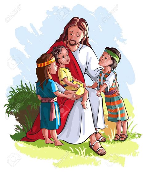Jesus With Children Clipart 101 Clip Art