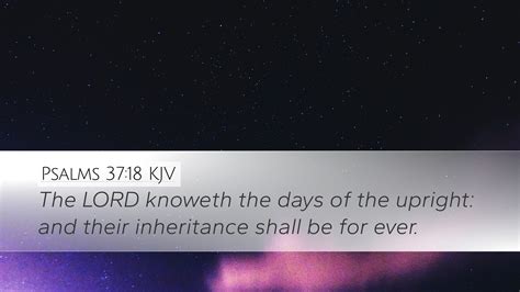 Psalms 37 18 KJV Desktop Wallpaper The LORD Knoweth The Days Of The