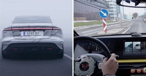 Video Of Sony Test Driving Its First Concept Electric Car In Europe