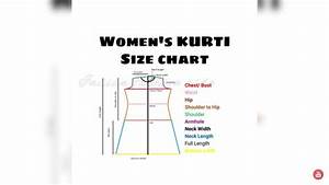 Kurti Size Chart Chart Size Chart Measurement Chart