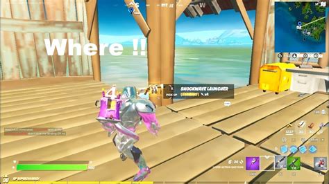 Where To Find New Shockwave Launcher Fortnite Youtube