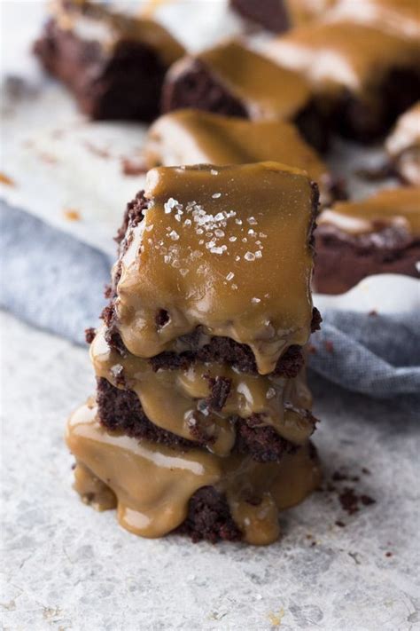 Paleo Vegan Salted Caramel Brownies Diary Of An Exsloth Recipe