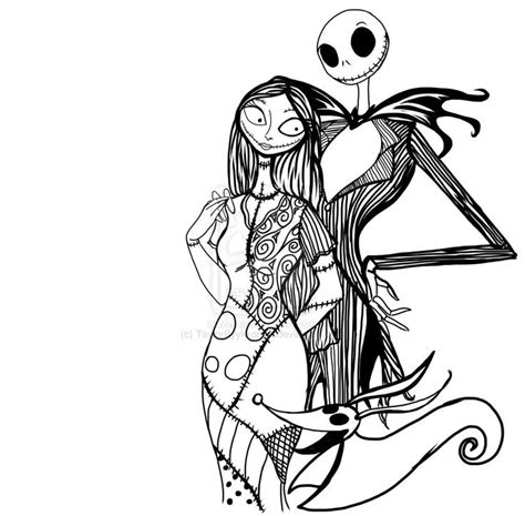 Perfect for cultivating creativity, relaxation, and focus, these pages are filled with artwork evocative of the delightfully frightful world of jack skellington. Pix For > Jack And Sally Nightmare Before Christmas ...