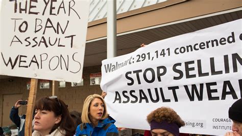Protesters Ask Walmart To Stop Selling Assault Weapons