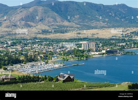 Okanagan Lake Penticton British Columbia Canada Stock Photo Alamy