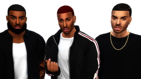 Deep Waves Sims Hair Sims 4 Hair Male Sims 4 Black Hair