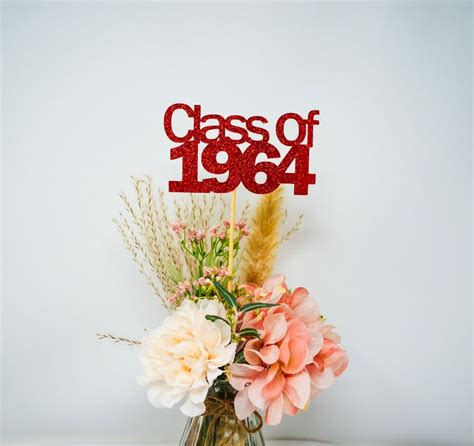 Class Of 1964 Class Reunion Centerpiece 60 Years Class Anniversary